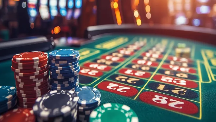 A luxurious poker table setup with a 'ph22 VIP' emblem.